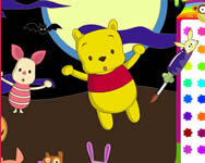 Piglet And Pooh Color ingyenes játék