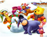 Winnie the Pooh christmas jigsaw puzzle